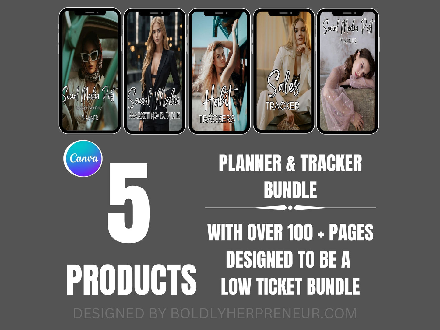 Boost Your Business: Social Media and Sales Tracker Bundle - Stay Organized & Thrive