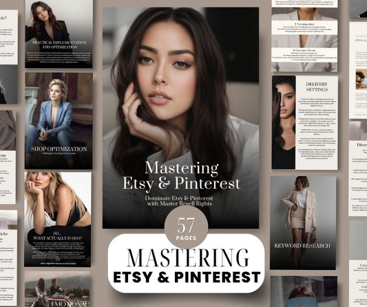 Mastering Etsy and Pinterest Ebook